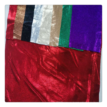 Свяживающее красное платье моды Полифибровое покрытие на ткани блестящая нейлоновая ткань вязаные летние ткани